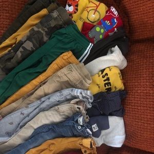 18 piece Baby boy bundle sizes 18-24 Months